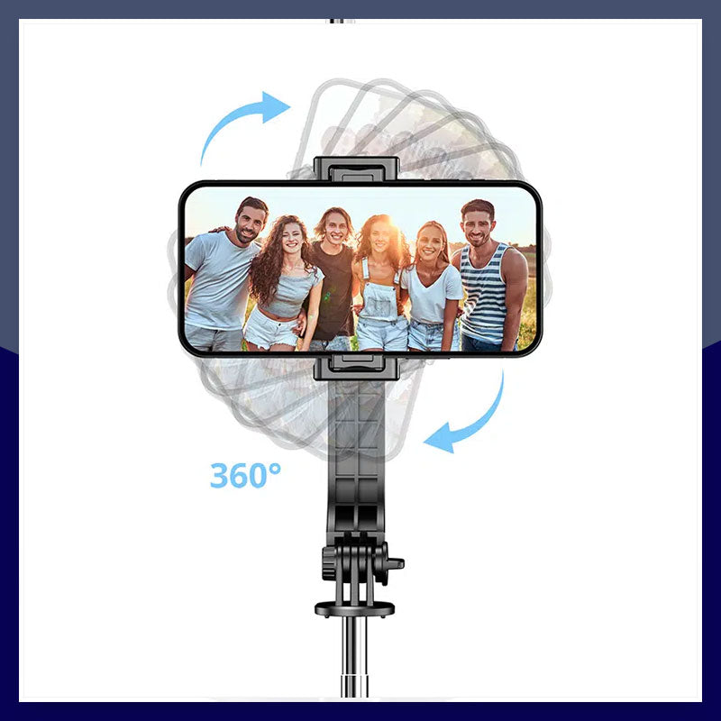 Portable Wireless Remote Control Tripod Selfie Stick