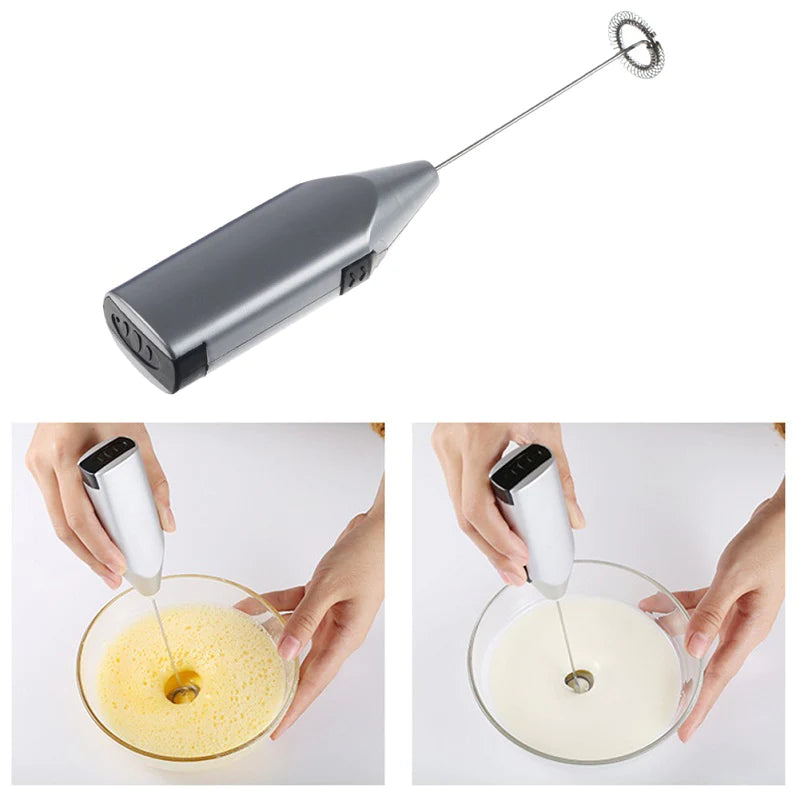 🥚Handheld Electric Egg Beater Milk Frother