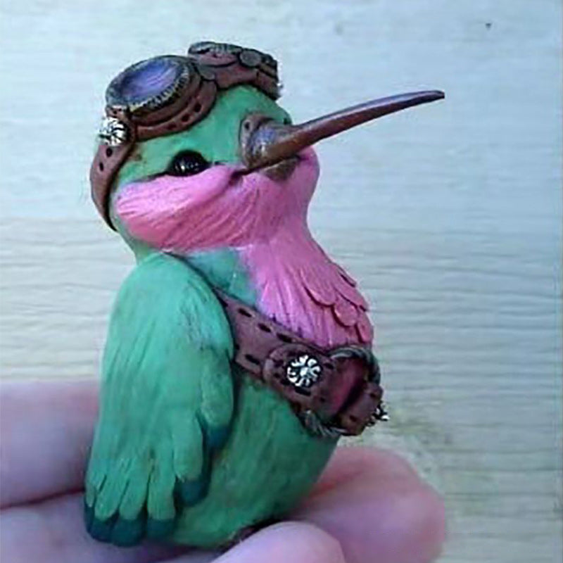 Steampunk Hummingbird Resin Crafts