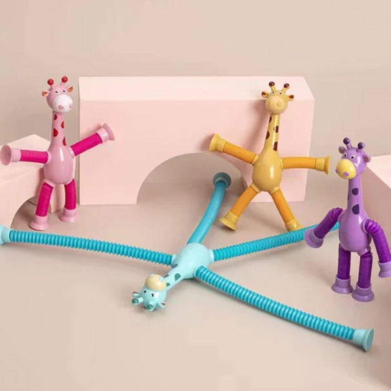 Stretch Tube Giraffe Educational Decompression Toy