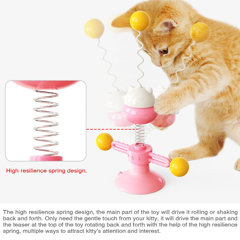 🐱Windmill Interactive Cat Toy