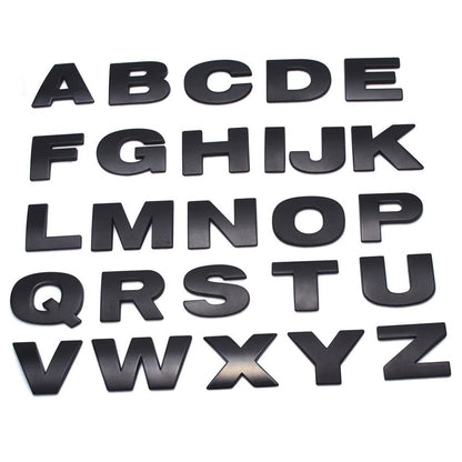 Car English Alphabet Stickers