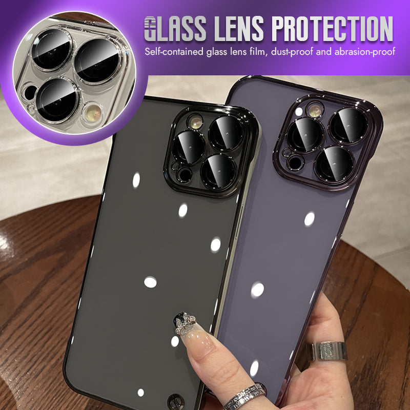 Frameless Phone Case With Lens Film