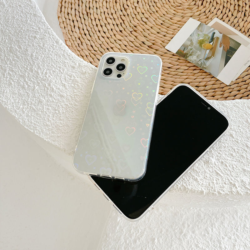 📱Gradient Laser Silicone iPhone Case