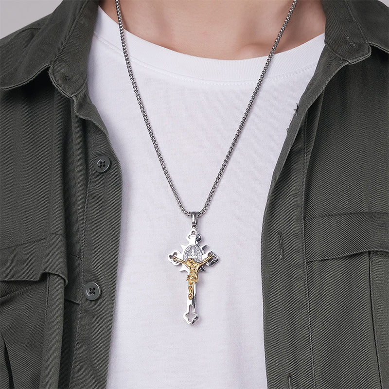 St. Benedict Exorcism Cross - Bless you andyour family