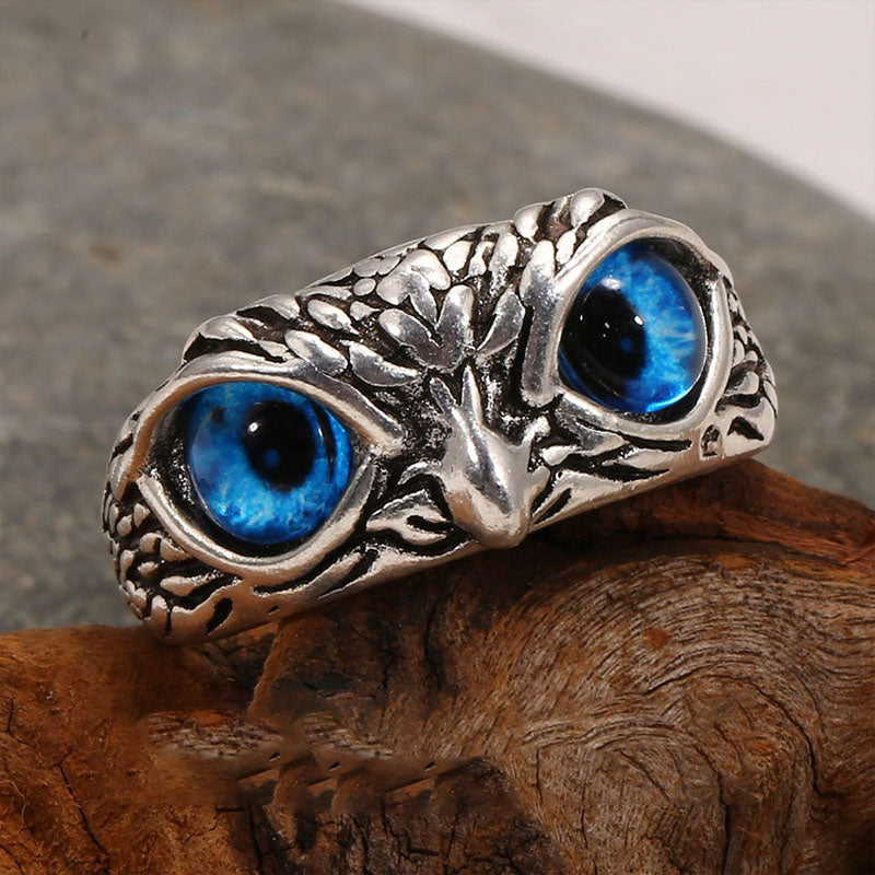 Owl Eye Vintage Statement Jewelry Ring