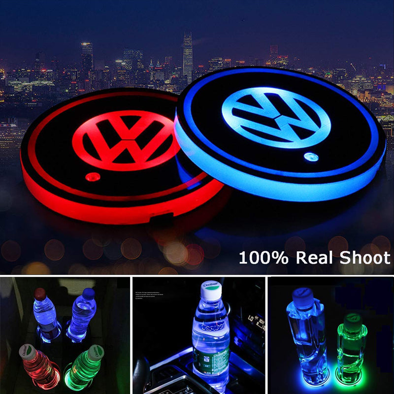 Car LED Cup Holder Lights