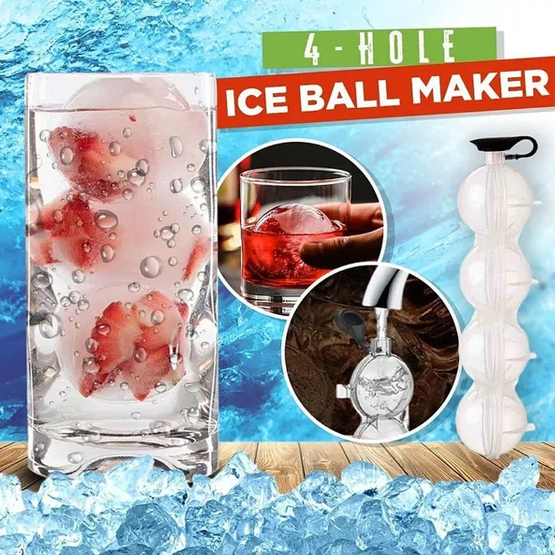 Transparent Four-hole Ice Hockey Model