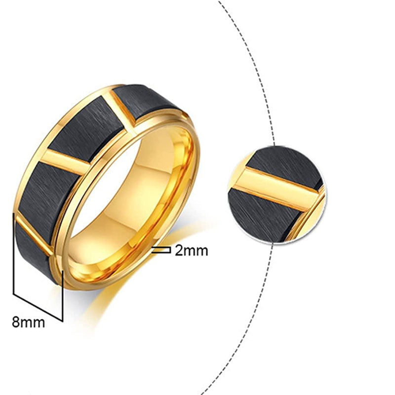 Folbom - Figure Slot Two Tone Ring