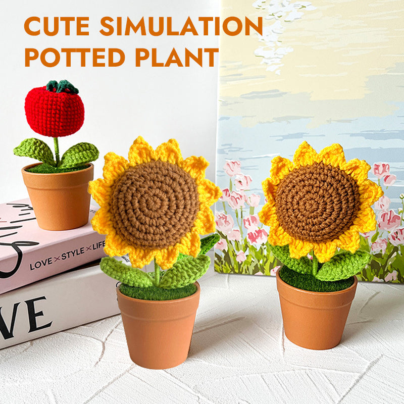 Cute Doll Rose Bouquet Simulation Potted Plant