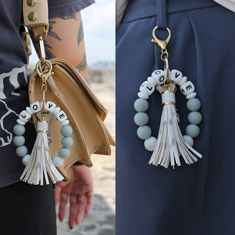 Tassel Wrist Keychain