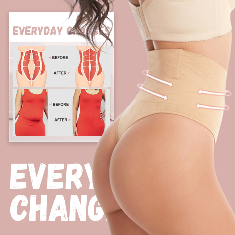 Seamless High Waist Thong Shapewear