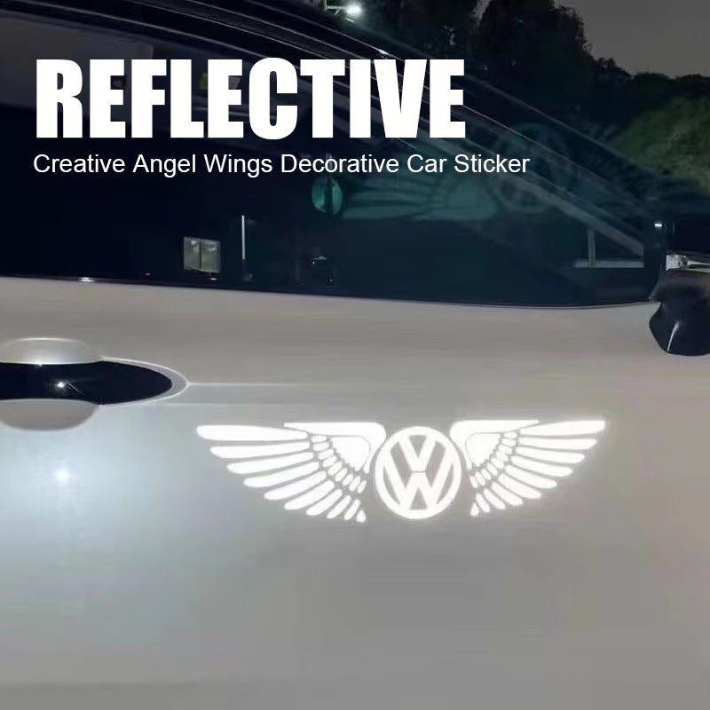 Creative Angel Wings Decorative Car Sticker