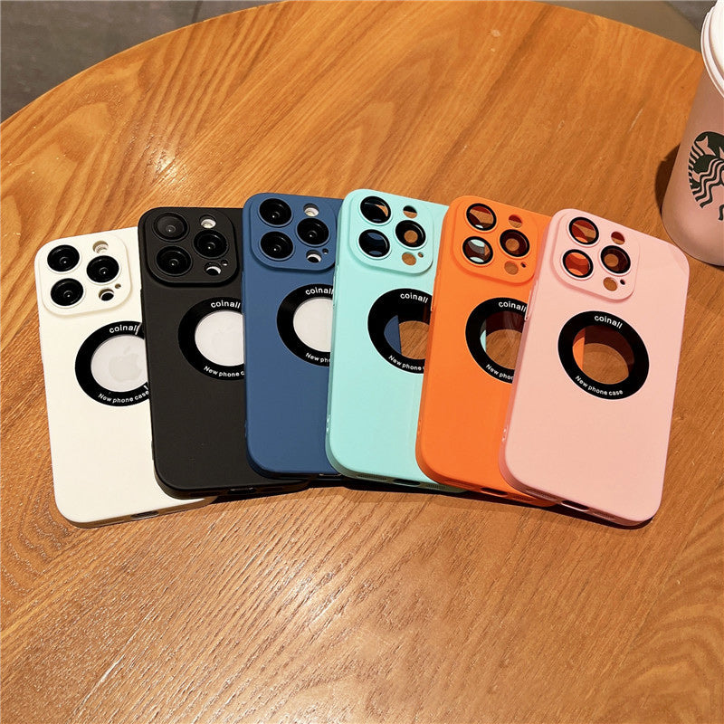 All-inclusive Solid Color Missing Label Mobile Phone Case