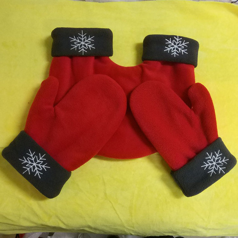 Polar Fleece Double Layer Hand Gloves