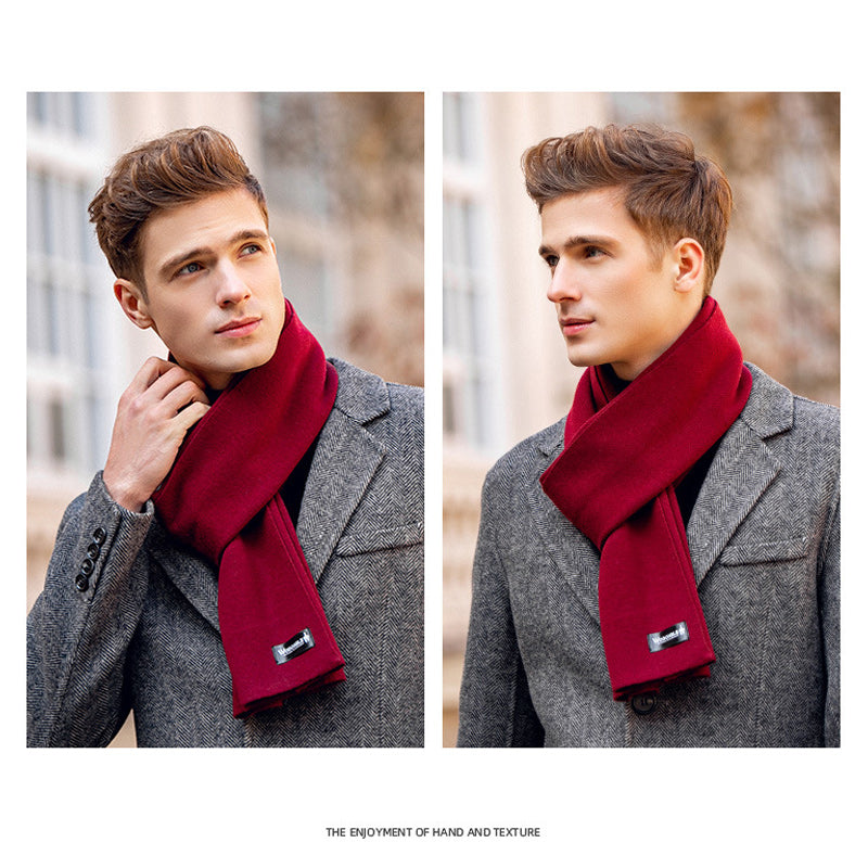 Solid Color All Match Wool Scarf