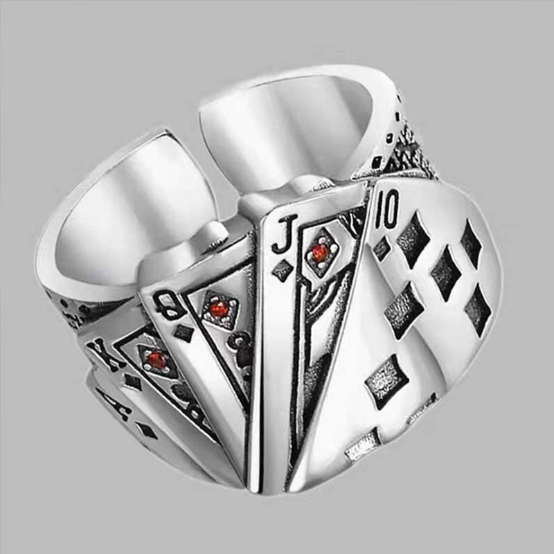 Folbom - Creative Poker Straight Flush Ring