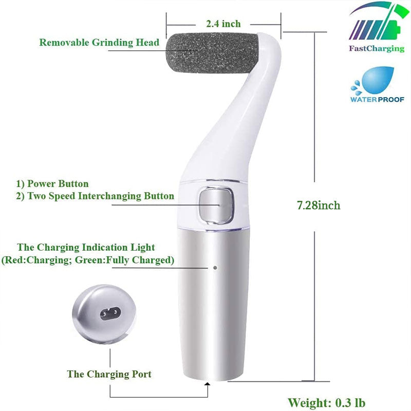 USB Rechargeable Foot Grinder