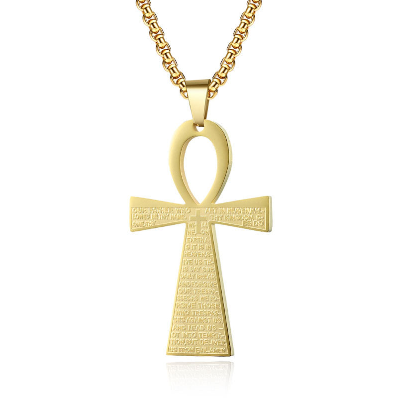 Ancient Egyptian Ankh Cross Necklace