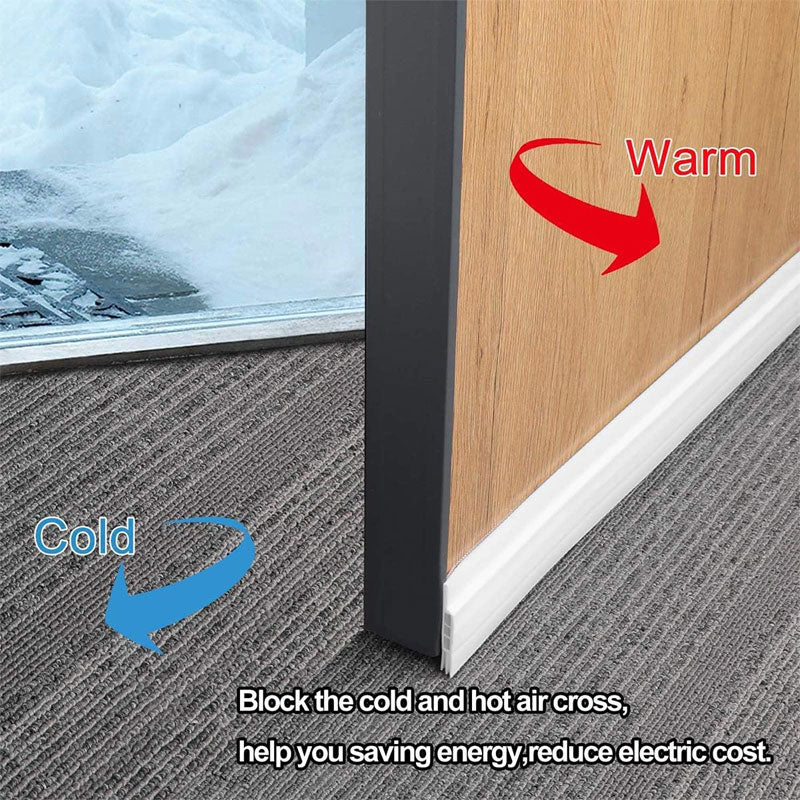 Self-adhesive Tpe Door Bottom Gap Rubber Strip