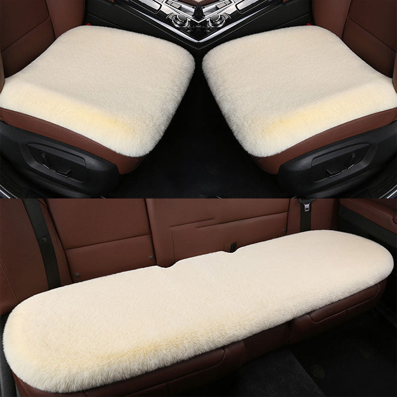 Winter Soft Warm Faux Rabbit Fur car seat Cushion