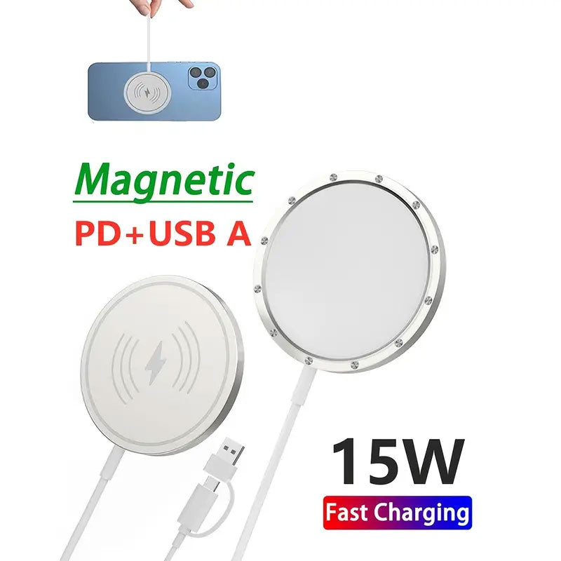 2 in 1 Magnetic Wireless Charger