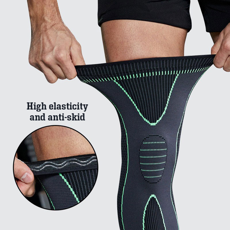 Knit Cycling Long Strap Knee Pads