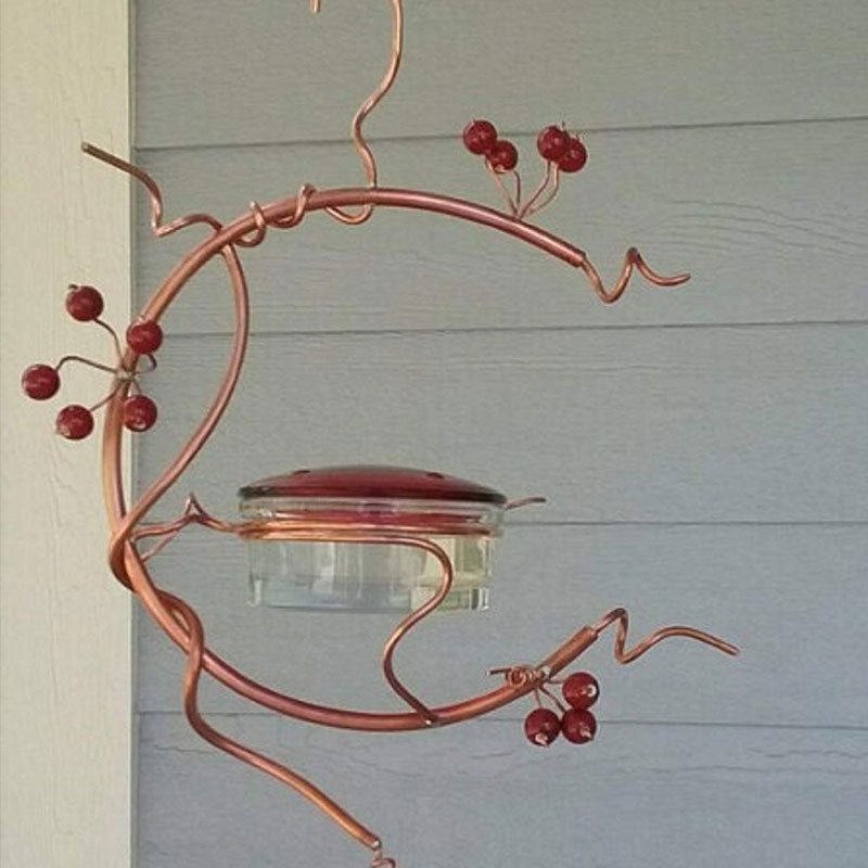 Red Berries Hummingbird Feeder