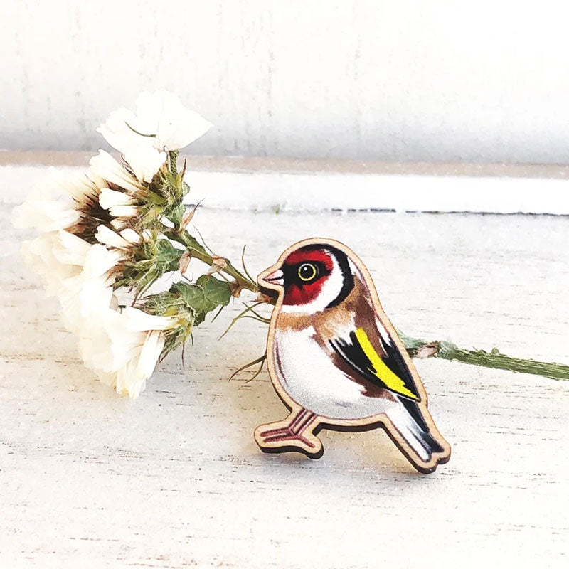 Handmade Mini Tiny Bird Badg