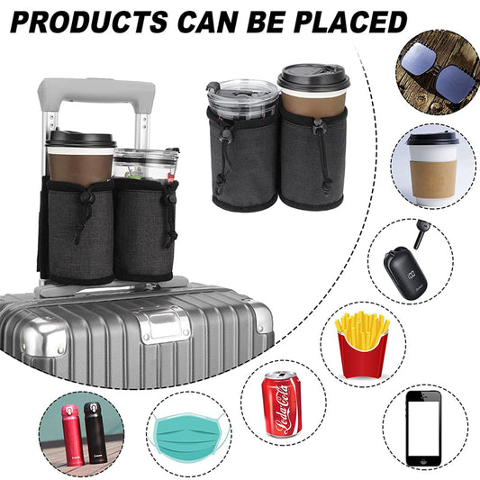 Suitcase Armrest Water Cup Storage Bag