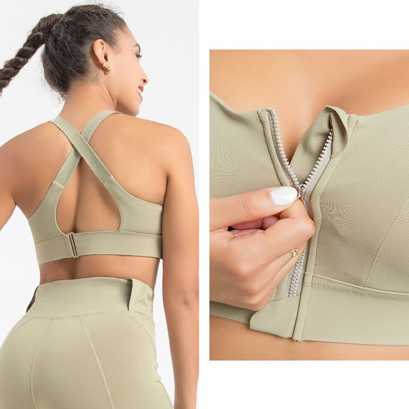 Zip Fully Adjustable Sports Bra Pro