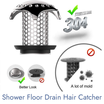 Shower Floor Drain Hair Catcher