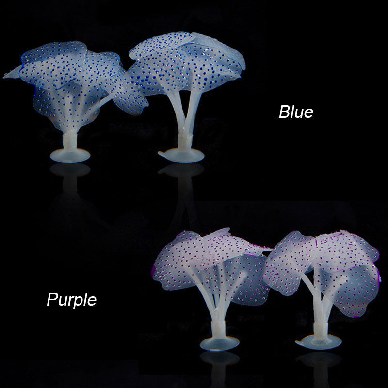 Silicone Coral Plant Decorative Fish Tank Aquarium