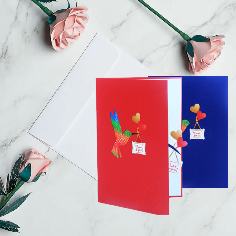 Mother's Day Hummingbird Pop-Up Card