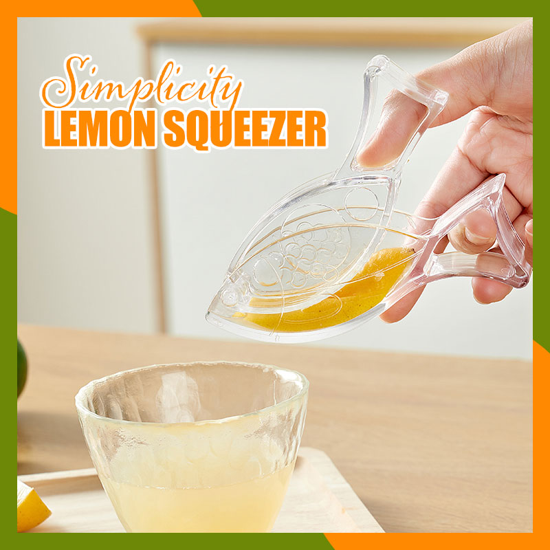 🍋 Clear Fish Shape Orange Lemon Squeezers Manual Lemon Squeezer Clip