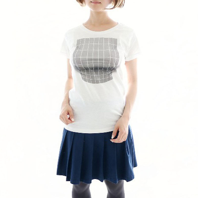 Illusion line T-shirt