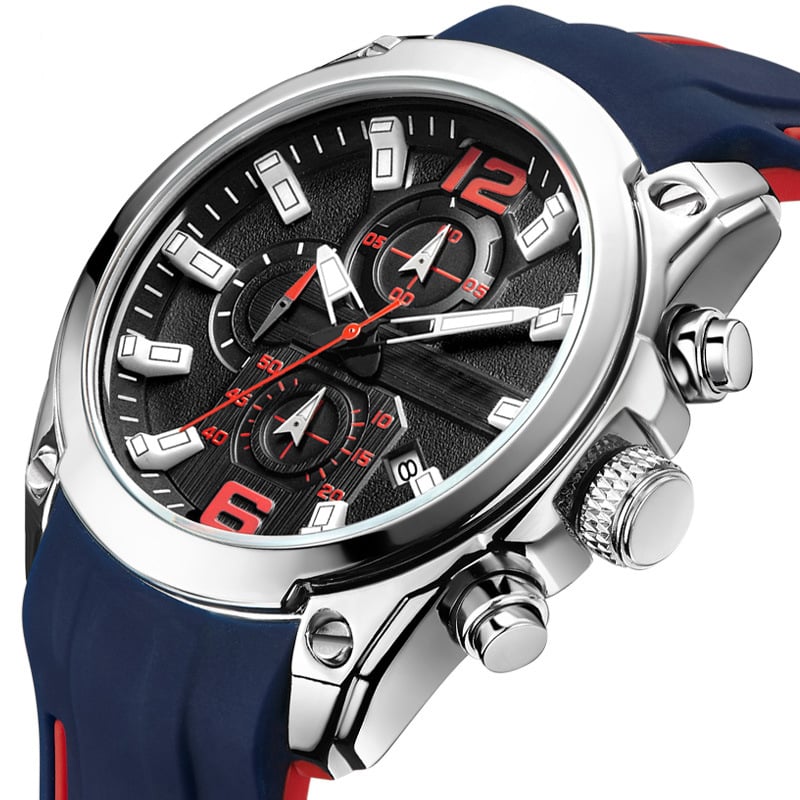 Men's multifunctional chronograph watch