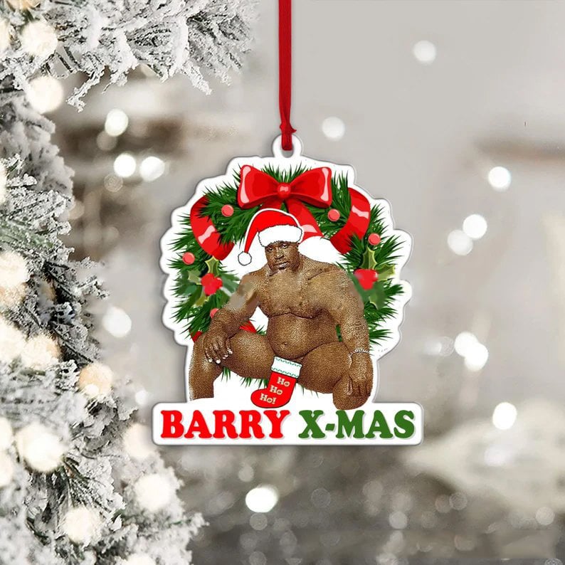 Barry Wood Meme Christmas Ornaments