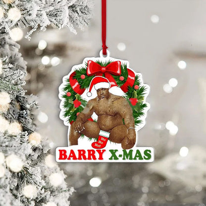 Barry Wood Meme Christmas Ornaments