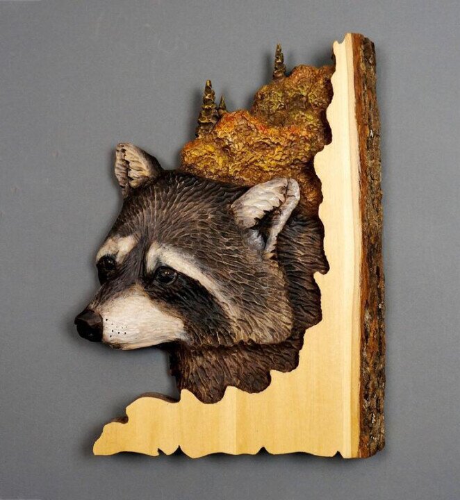 🐻Animal Carving Handcraft Wall Decor