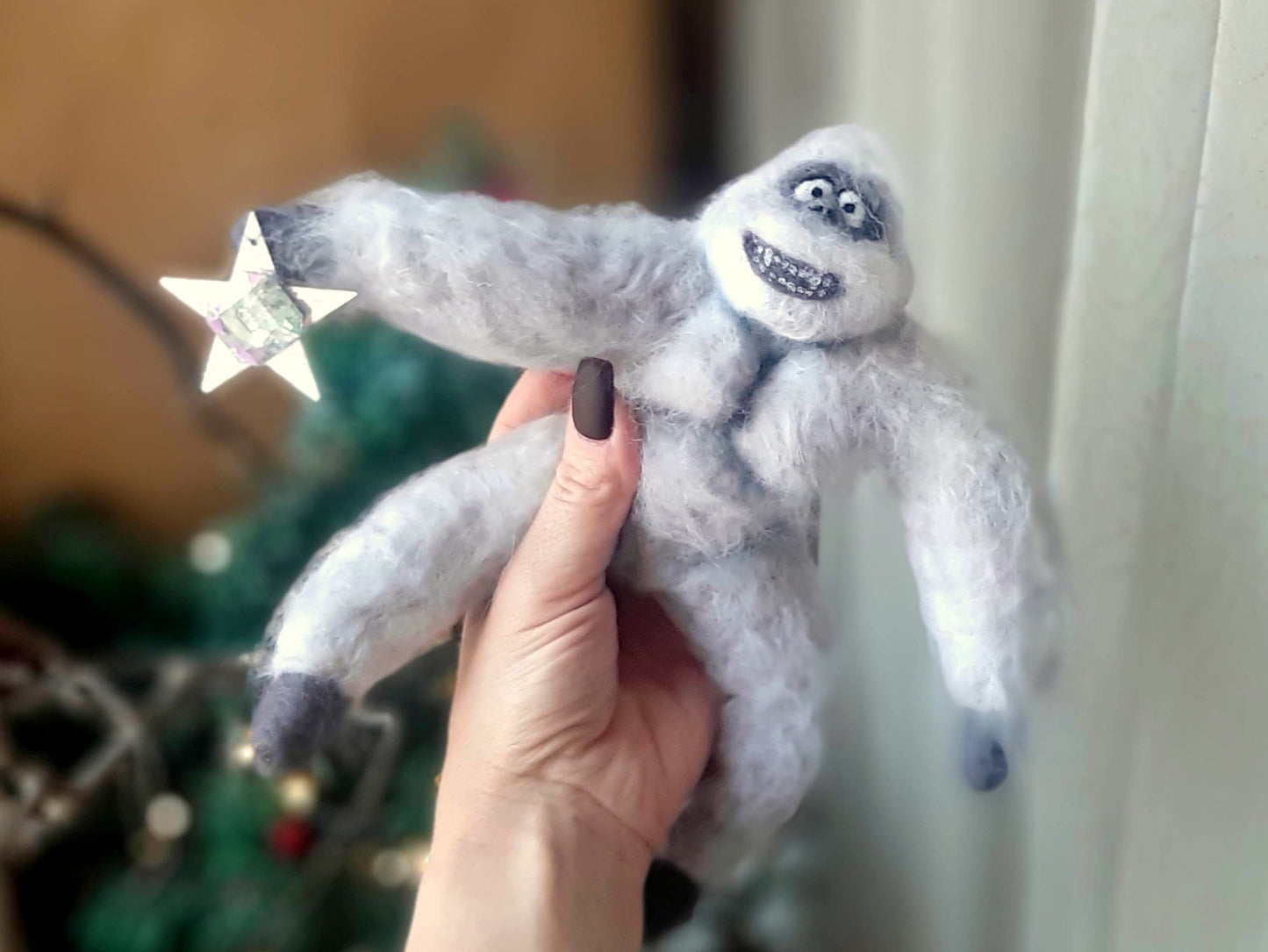 Christmas Tree Topper 🎄Abominable Snowman⛄