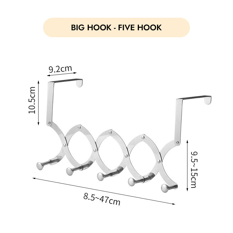 Stainless Steel Door Rear Telescopic Hook