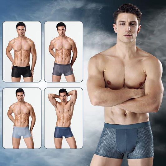 Men's Honeycomb Breathable Ice Silk Underwear