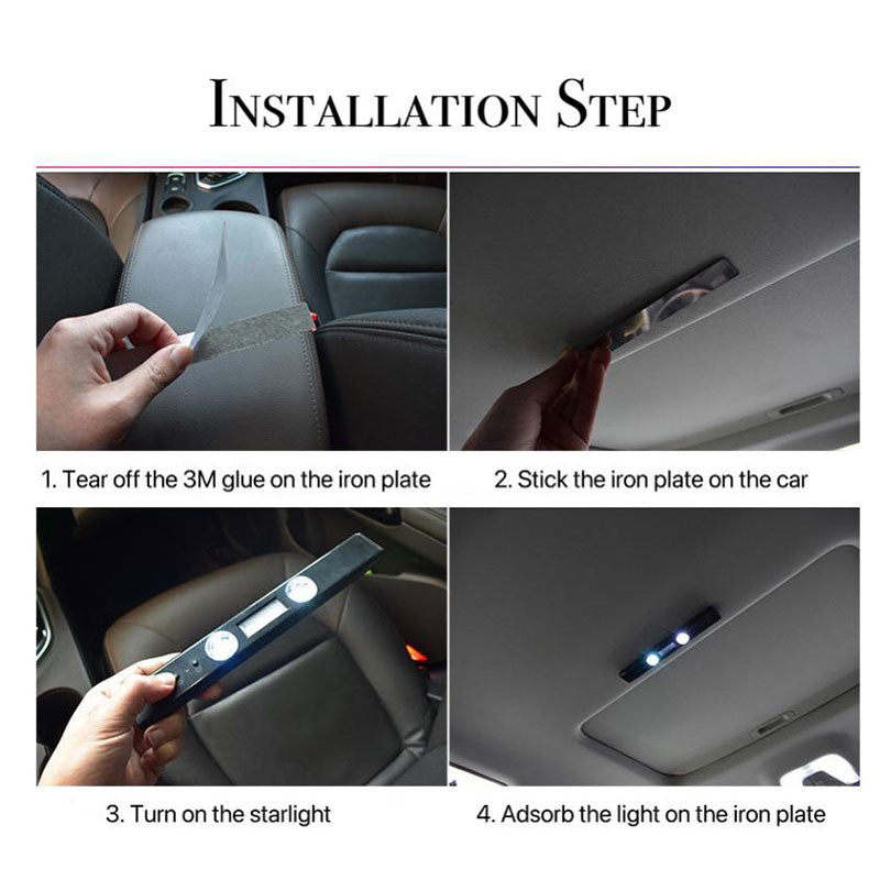 Car Atmosphere Lights Inside The Car USB Charging Colorful Led Decorative Lights