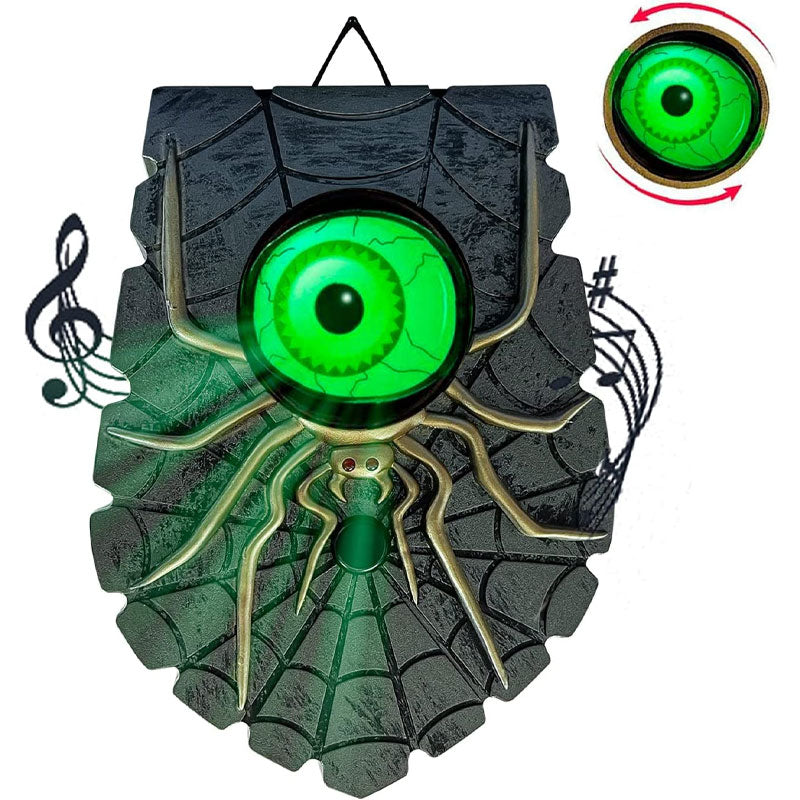 Halloween One-eyed Lightup Eyeball Door Bell Decoration