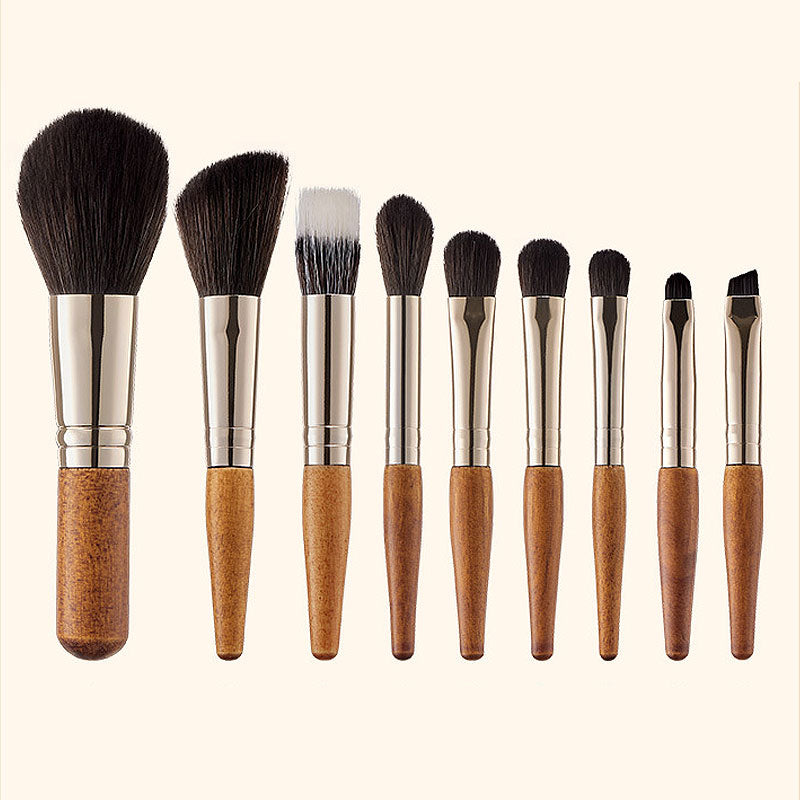 Mini Travel Bag With 9 Brush Sets