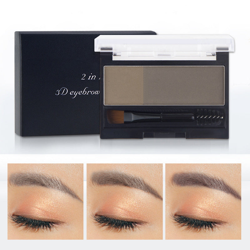 Lazy Two-color Eyebrow Powder