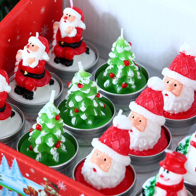 Christmas Candles 12 Gift Box Set