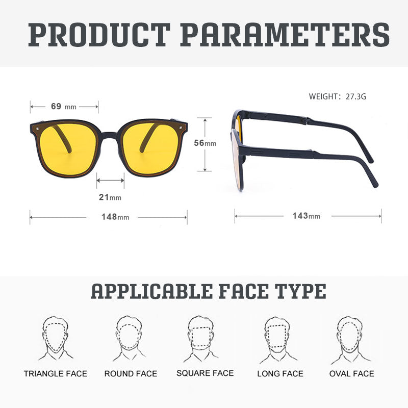 Foldable Portable Sunglasses