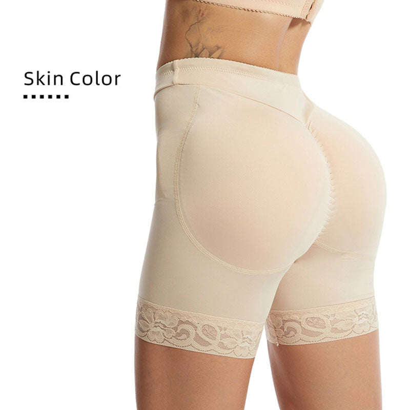 High-Waisted Sponge Pad Hip Lift Pants